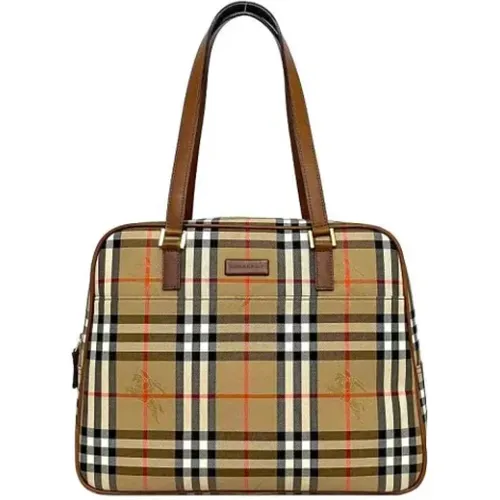 Pre-owned Tote Bags, female, , Size: ONE SIZE Pre-owned Fabric totes - Burberry Vintage - Modalova