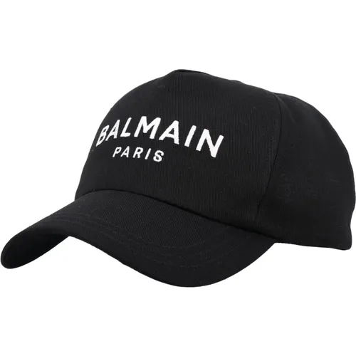 Logo Embroidery Baseball Cap , male, Sizes: ONE SIZE - Balmain - Modalova