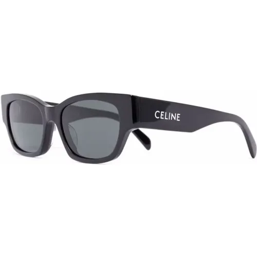 Schwarze Sonnenbrille mit Zubehör , unisex, Größe: 54 MM - CELINE - Modalova