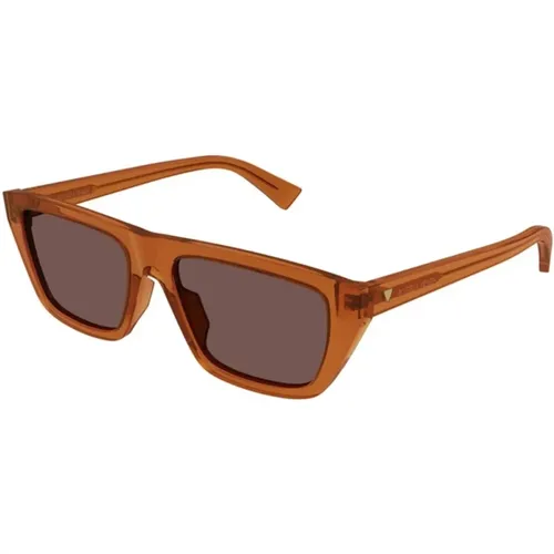 Rote Sonnenbrille Bv1291S - Bottega Veneta - Modalova