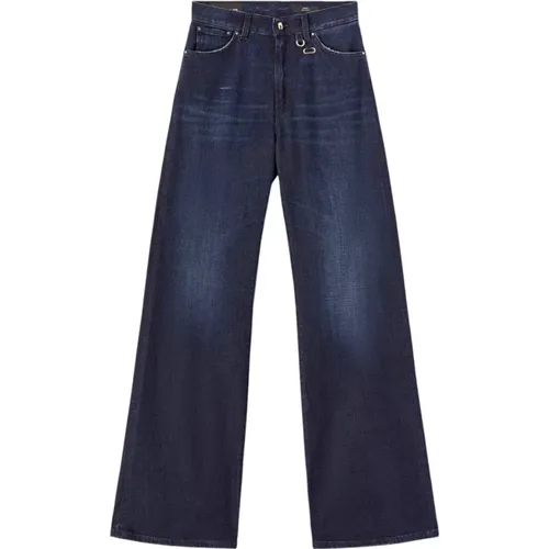 Straight Jeans , female, Sizes: W26, W28, W30 - Dondup - Modalova