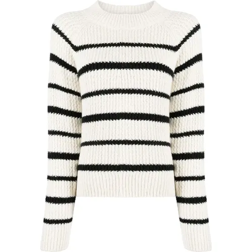 Striped Cotton Sweater in Multicolor , female, Sizes: XL, L, XS, S - Vince - Modalova