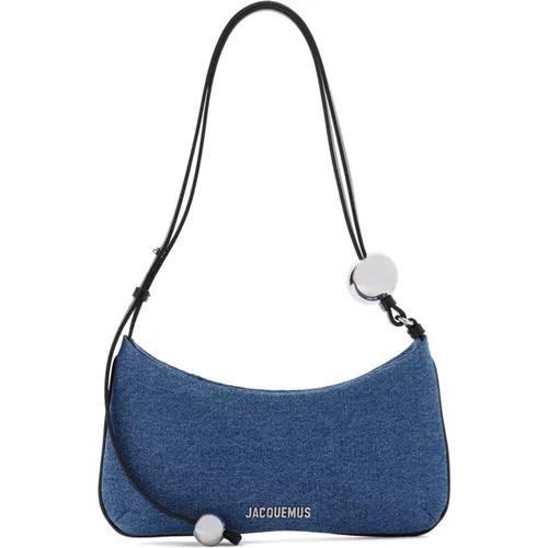 Cotton Handbag with Pearl Detail , female, Sizes: ONE SIZE - Jacquemus - Modalova
