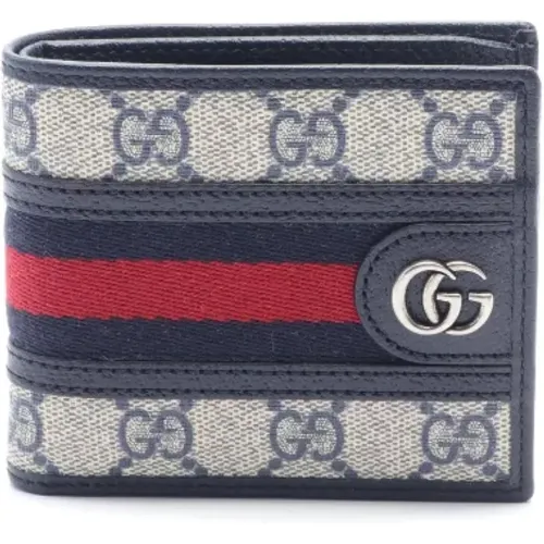 Pre-owned Wallets, female, , Size: ONE SIZE Pre-owned Canvas wallets - Gucci Vintage - Modalova