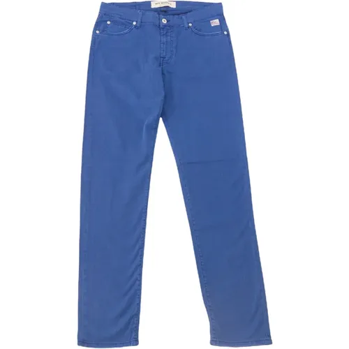 Trousers 517 Plain PXT Crow P22Rru089P0370127 , male, Sizes: W30, W31 - Roy Roger's - Modalova