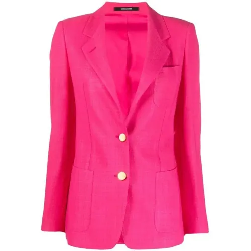 Blazers, female, , Size: XL Jackets Fuchsia - Tagliatore - Modalova