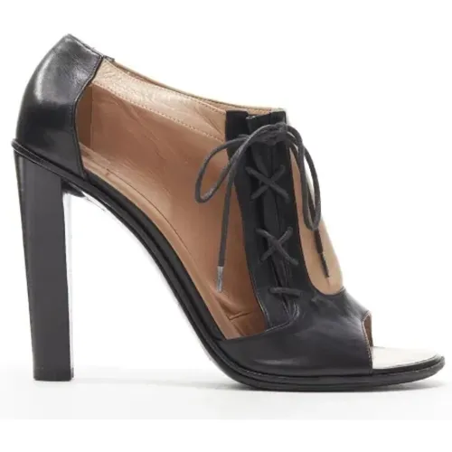 Pre-owned Leather boots , female, Sizes: 7 1/2 UK - Celine Vintage - Modalova