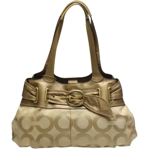 Pre-owned Tote Bags, female, , Size: ONE SIZE Pre-owned Fabric shoulder-bags - Coach Pre-owned - Modalova