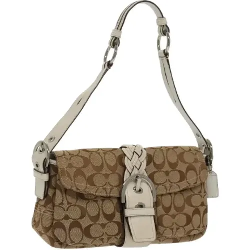 Pre-owned Shoulder Bags, female, , Size: ONE SIZE Pre-owned Canvas shoulder-bags - Coach Pre-owned - Modalova