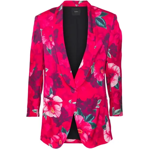 Blumige Klassische Jacke PINKO - pinko - Modalova