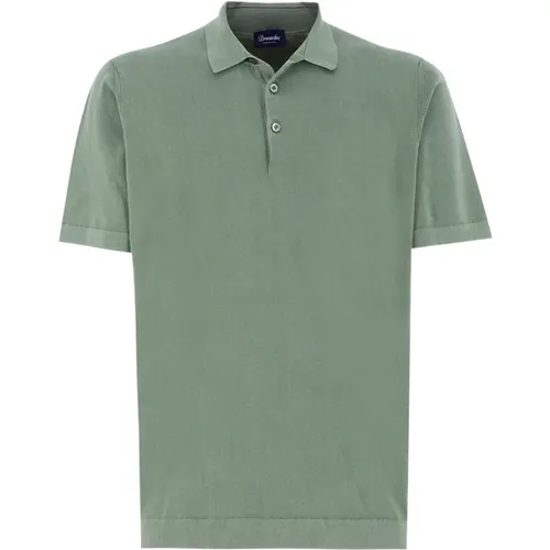 Grünes Polo Shirt für Männer , Herren, Größe: 3XL - Drumohr - Modalova