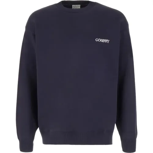 Sweatshirts, male, , Size: L Maglieria Sweatshirt - Marcelo Burlon - Modalova