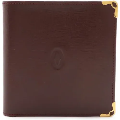 Pre-owned Wallets, female, , Size: ONE SIZE Pre-owned Leather wallets - Cartier Vintage - Modalova