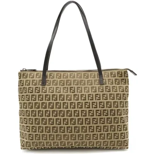 Pre-owned Tote Bags, female, , Size: ONE SIZE Pre-owned Canvas totes - Fendi Vintage - Modalova