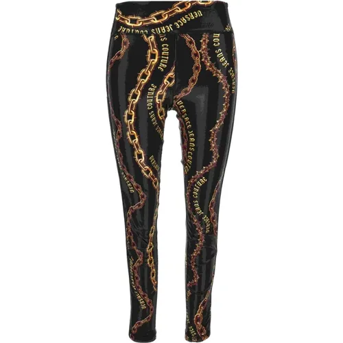 Hose , Damen, Größe: M - Versace Jeans Couture - Modalova