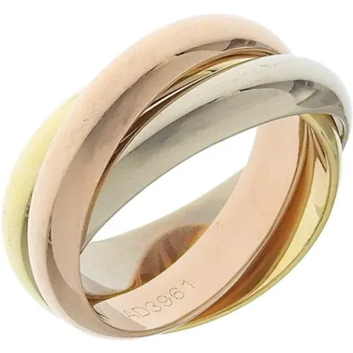 Pre-owned Jewellery, female, , Size: ONE SIZE Pre-owned Rose Gold rings - Cartier Vintage - Modalova