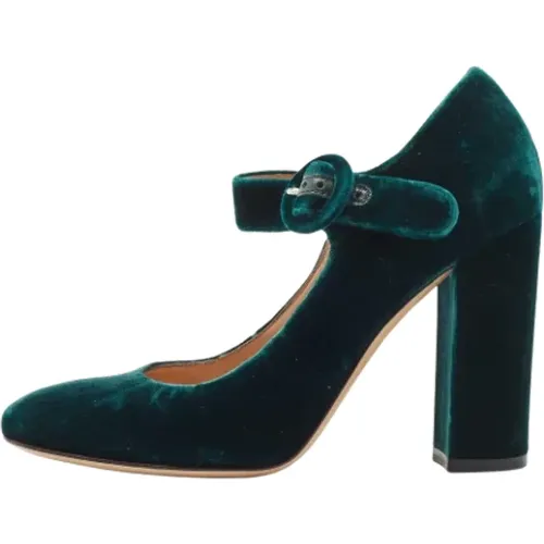 Pre-owned Pumps, female, , Size: 6 US Pre-owned Velvet heels - Gianvito Rossi Pre-owned - Modalova