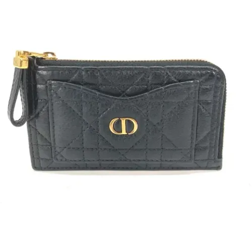 Pre-owned Wallets, female, , Size: ONE SIZE Pre-owned Leather wallets - Dior Vintage - Modalova