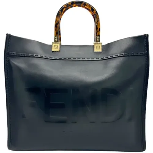 Pre-owned Tote Bags, female, , Size: ONE SIZE Pre-owned Leather handbags - Fendi Vintage - Modalova