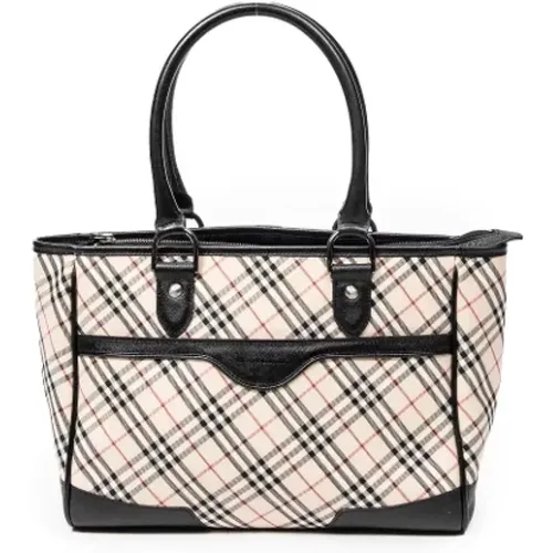 Pre-owned Tote Bags, female, , Size: ONE SIZE Pre-owned Canvas handbags - Burberry Vintage - Modalova