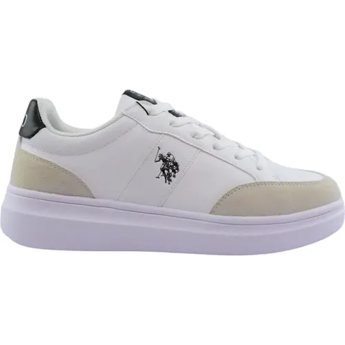 Sneakers, male, , Size: 7 US Monochrome Casual Sneakers - U.s. Polo Assn. - Modalova