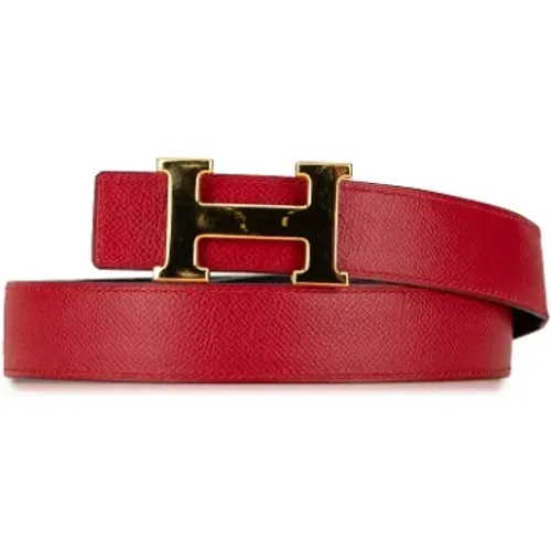 Pre-owned Belts, female, , Size: ONE SIZE Pre-owned Leather belts - Hermès Vintage - Modalova