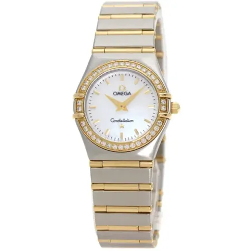 Pre-owned Watches, female, , Size: ONE SIZE Pre-owned Yellow Gold watches - Omega Vintage - Modalova