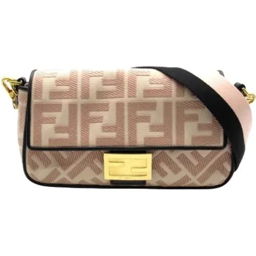 Pre-owned Shoulder Bags, female, , Size: ONE SIZE Pre-owned Canvas fendi-bags - Fendi Vintage - Modalova