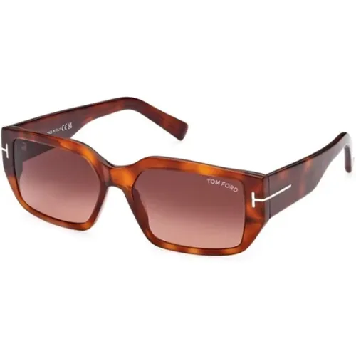 Havana Style Sunglasses , female, Sizes: 56 MM - Tom Ford - Modalova