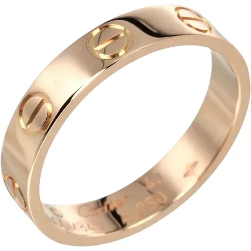 Pre-owned Jewellery, female, , Size: ONE SIZE Pre-owned Rose Gold rings - Cartier Vintage - Modalova