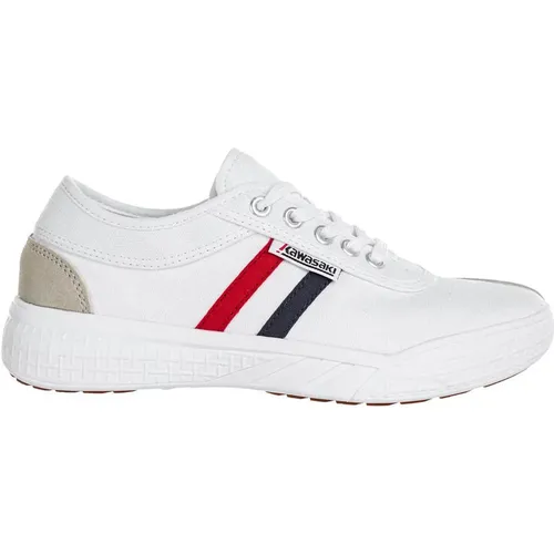 Retro Canvas Sneakers , Herren, Größe: 39 EU - Kawasaki - Modalova