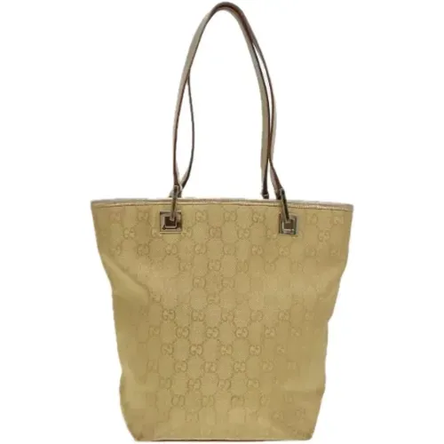 Pre-owned Tote Bags, female, , Size: ONE SIZE Pre-owned Canvas totes - Gucci Vintage - Modalova