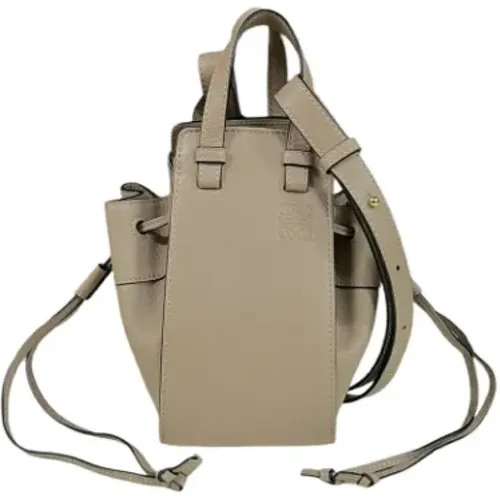 Pre-owned Bucket Bags, female, , Size: ONE SIZE Pre-owned Leather handbags - Loewe Pre-owned - Modalova