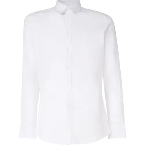 Weiße Slim Fit Italienischer Kragen Hemd,Weiße Formelle Hemd mit Klassischem Kragen und Knopfverschluss - Dolce & Gabbana - Modalova