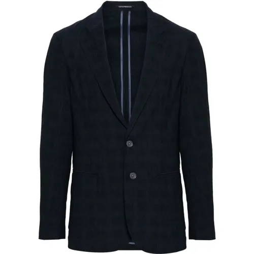 Jackets , male, Sizes: 2XL, 3XL, 4XL, XL - Emporio Armani - Modalova