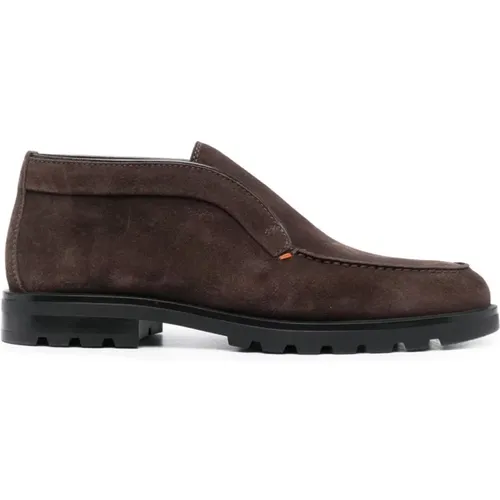 Klassische Wildleder Wüstenstiefel,Suede Desert Boots - Santoni - Modalova