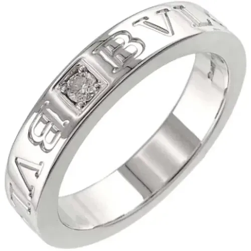 Pre-owned Jewellery, female, , Size: ONE SIZE Pre-owned Silver rings - Bvlgari Vintage - Modalova