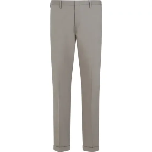 Khaki Cotton Pants Straight Legs , male, Sizes: W32, W36, W30 - PS By Paul Smith - Modalova