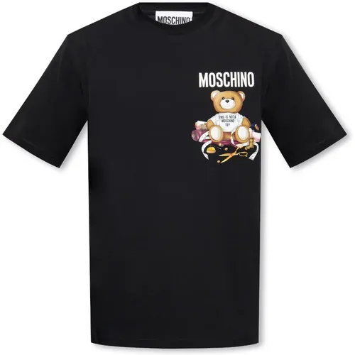 Bedrucktes T-Shirt Moschino - Moschino - Modalova