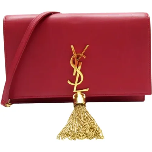 Pre-owned Cross Body Bags, female, , Size: ONE SIZE Pre-owned Leather shoulder-bags - Yves Saint Laurent Vintage - Modalova