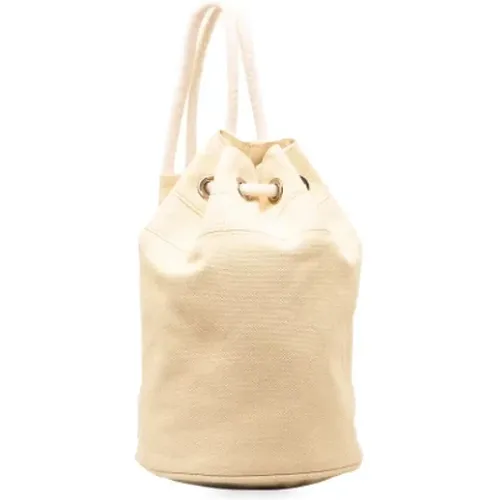 Pre-owned Bucket Bags, female, , Size: ONE SIZE Pre-owned Cotton crossbody-bags - Hermès Vintage - Modalova