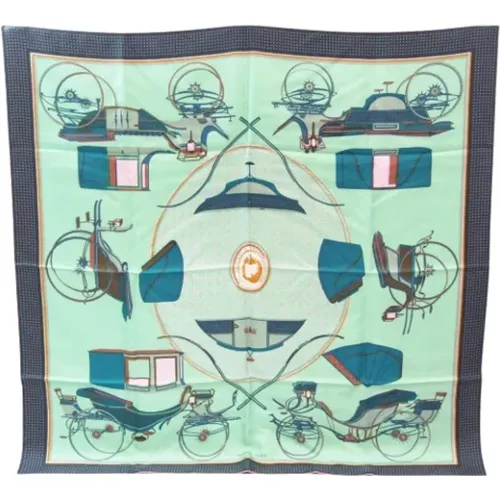 Pre-owned Scarves, female, , Size: ONE SIZE Pre-owned Silk scarves - Hermès Vintage - Modalova