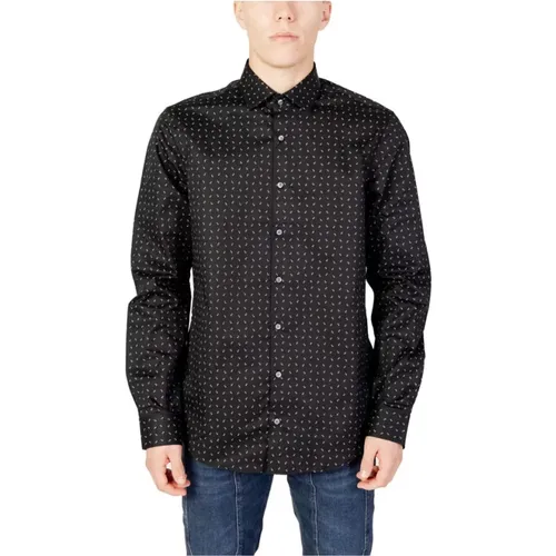 Casual Shirts, male, , Size: XL Long Sleeve Shirt - Calvin Klein - Modalova