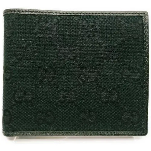 Pre-owned Wallets, female, , Size: ONE SIZE Pre-owned Canvas Wallets, Good Condition - Gucci Vintage - Modalova