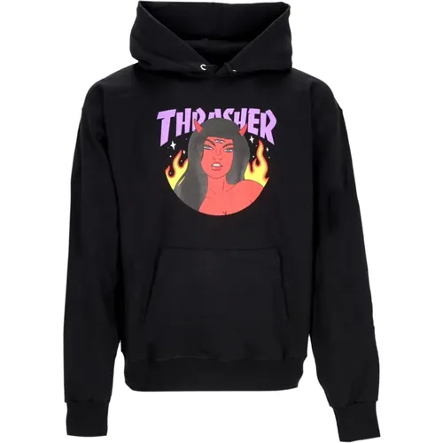 Hoodies, unisex, , Size: XL Hoodie with Kangaroo Pocket - Thrasher - Modalova