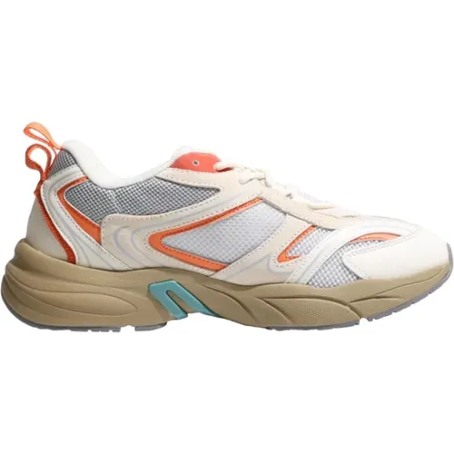 Retro Tennis Shoes with Su-Mesh Design , male, Sizes: 7 UK, 8 UK, 11 UK, 10 UK, 9 UK, 6 UK - Calvin Klein - Modalova