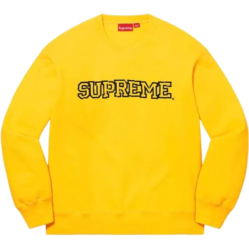 Limitierte Auflage Shattered Logo Crewneck Sweatshirt , Herren, Größe: L - Supreme - Modalova