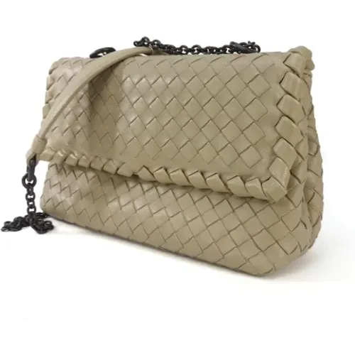 Pre-owned Leder schultertasche - Bottega Veneta Vintage - Modalova