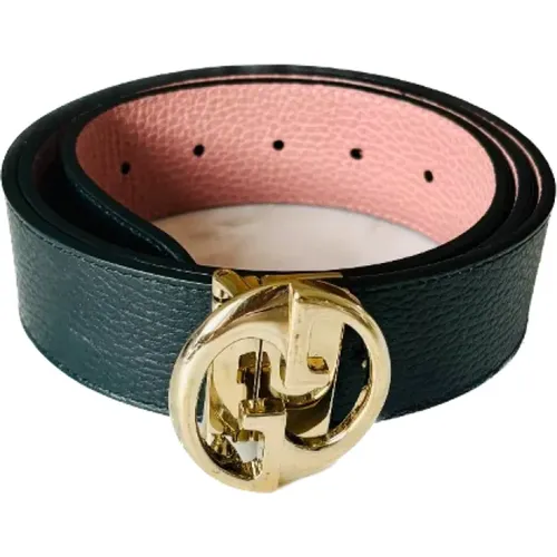 Pre-owned Belts, female, , Size: ONE SIZE Pre-owned Leather belts - Gucci Vintage - Modalova