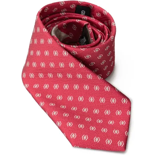 Ties, male, , Size: ONE SIZE Silk Tie - Giorgio Armani - Modalova